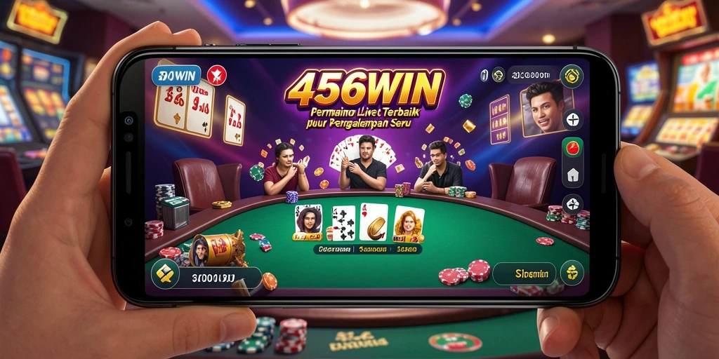 Tampilan gameplay seru dari aplikasi Live Casino 456WIN.