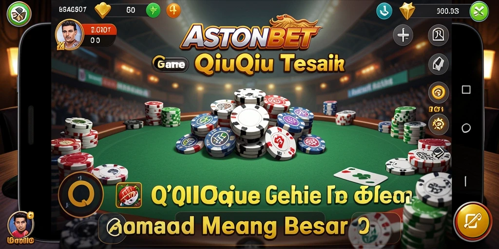 Tampilan gameplay QiuQiu yang seru dari ASTONBET.