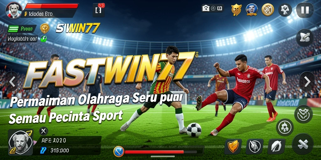 Gameplay mengasyikkan yang menampilkan berbagai jenis olahraga di FASTWIN77.