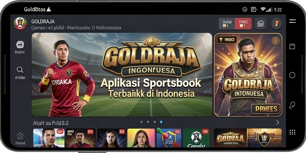 Tampilan menarik dari gameplay Sportsbook GOLDRAJA