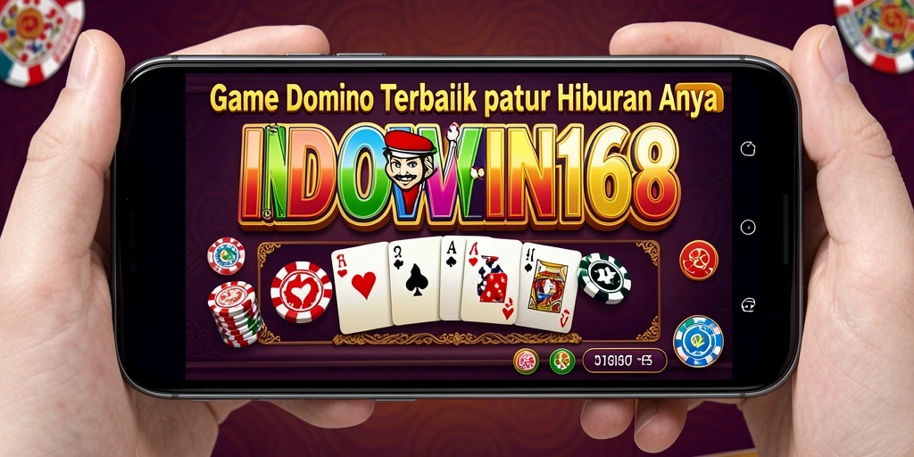 Screenshot gameplay INDOWIN168 yang menampilkan serunya bermain domino.