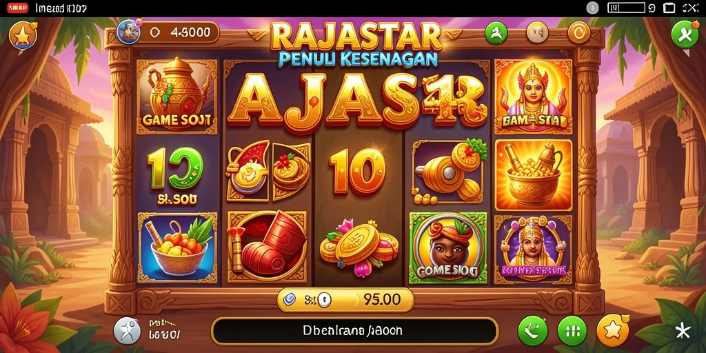Tangkapan layar gameplay Slot yang menarik di RAJASTAR.