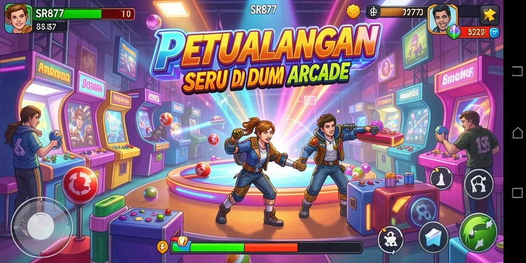 Tampilan gameplay SR877 yang penuh aksi dan tantangan.