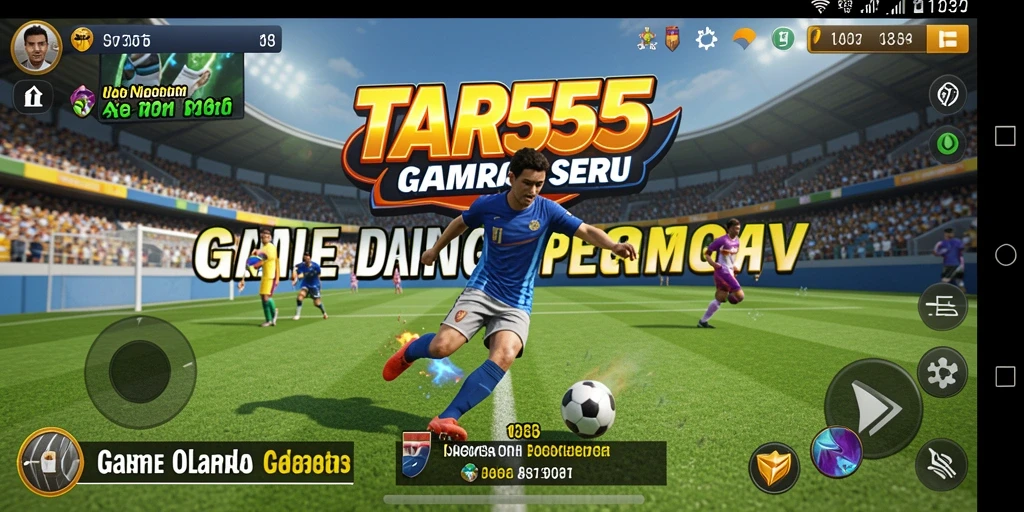 Tampilan gameplay seru dari TAR555 dalam olahraga kompetitif.
