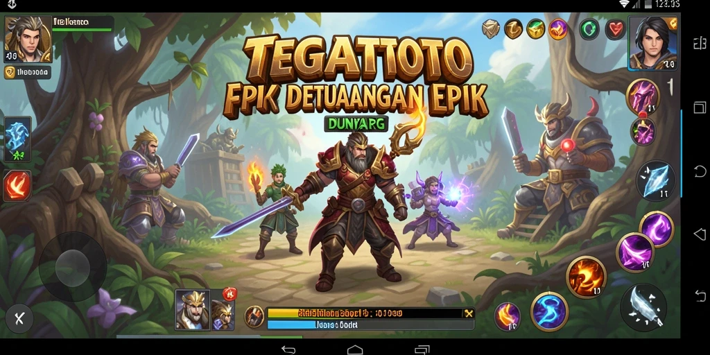 Screenshot yang menampilkan momen seru dalam permainan RPG TEGALTOTO.
