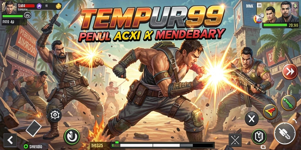 Gameplay Action yang seru dan menegangkan di TEMPUR99.
