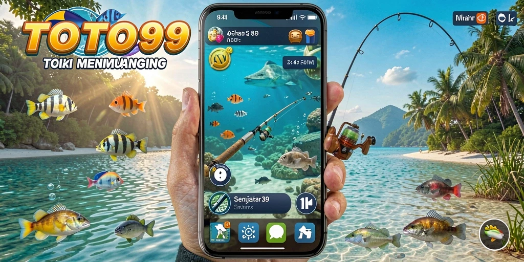 Screenshot TOTO99 menampilkan aksi memancing yang seru dan grafik yang memukau.